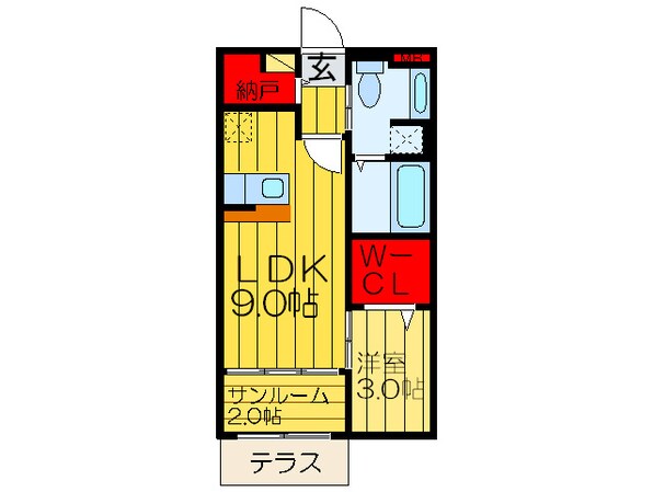 シャルマンフル－ルの物件間取画像